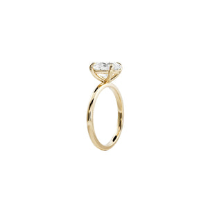 Oval Solitaire Lab-Grown Diamond Ring