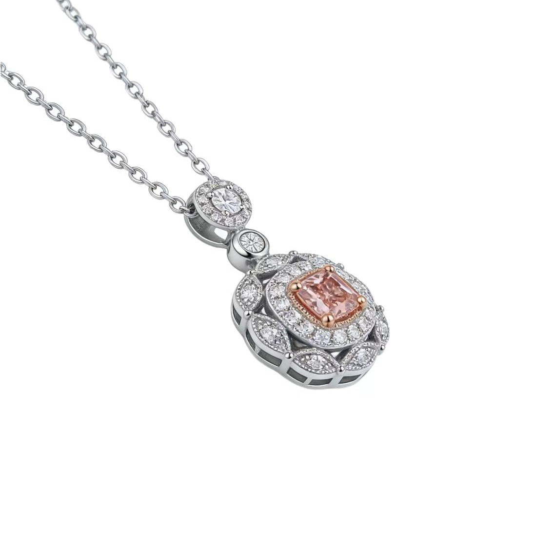 Bloom Pink Diamond Necklace