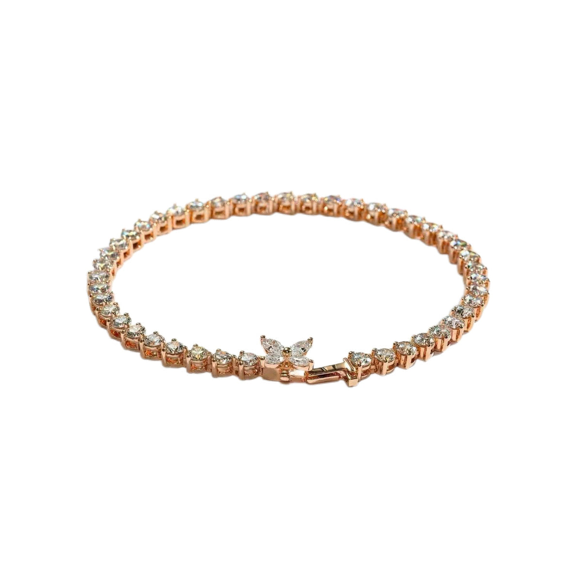 Butterfly Eternity Tennis Bracelet