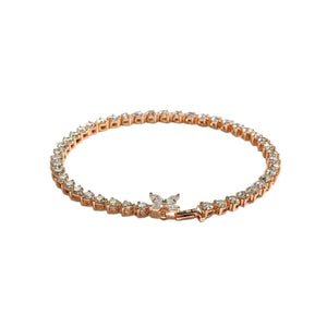 Butterfly Eternity Tennis Bracelet