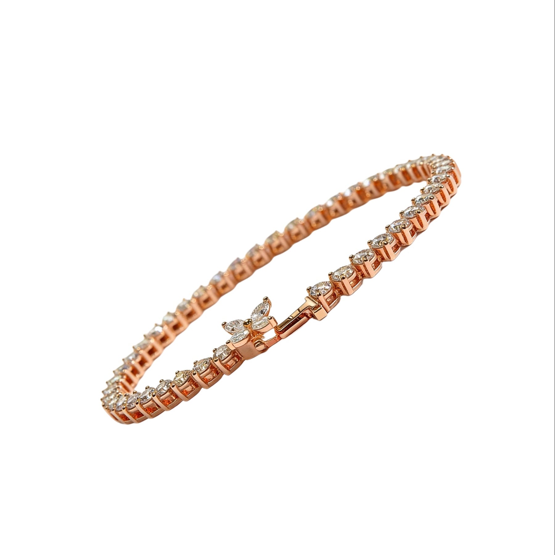 Butterfly Eternity Tennis Bracelet