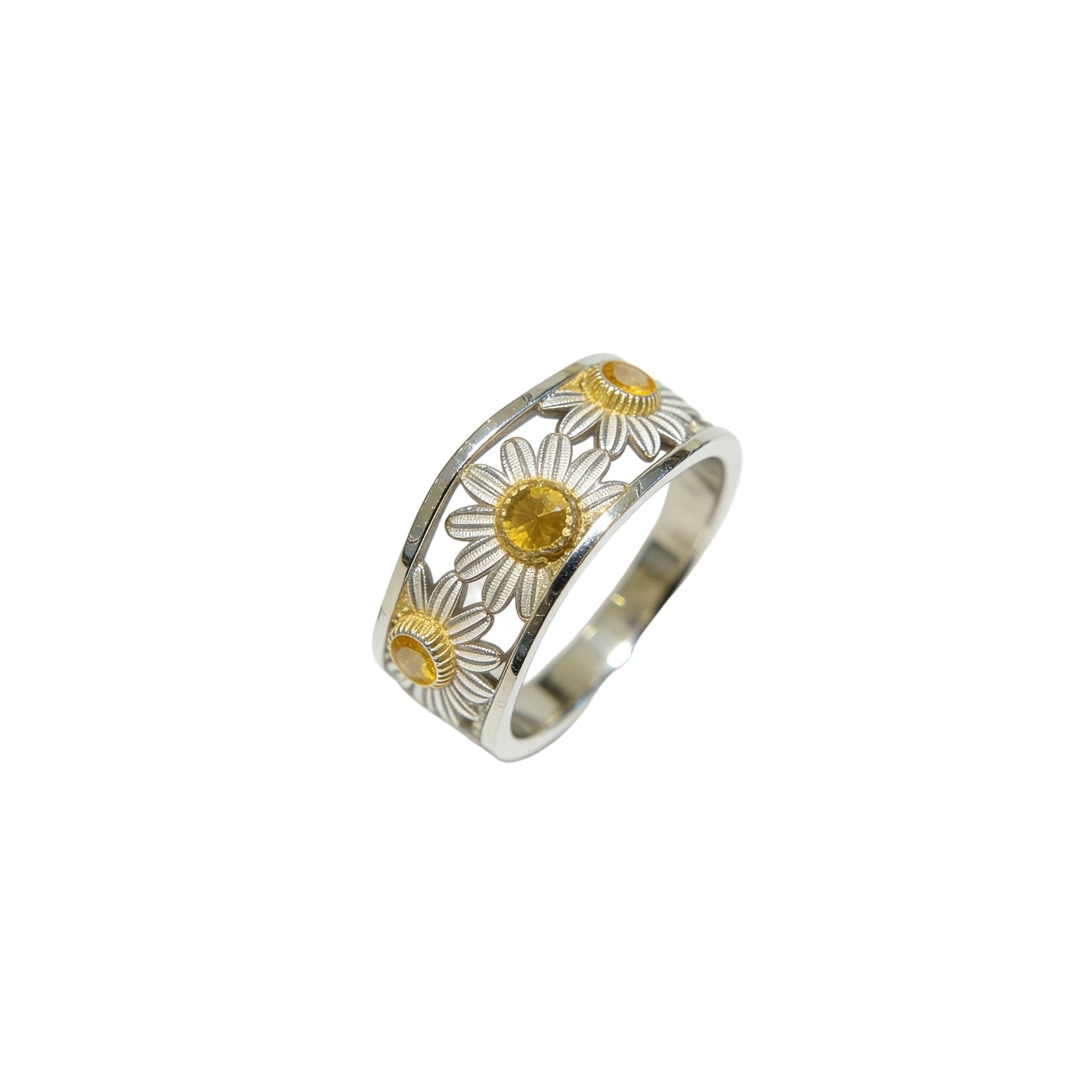 Blossoms Marguerite Soleil Ring
