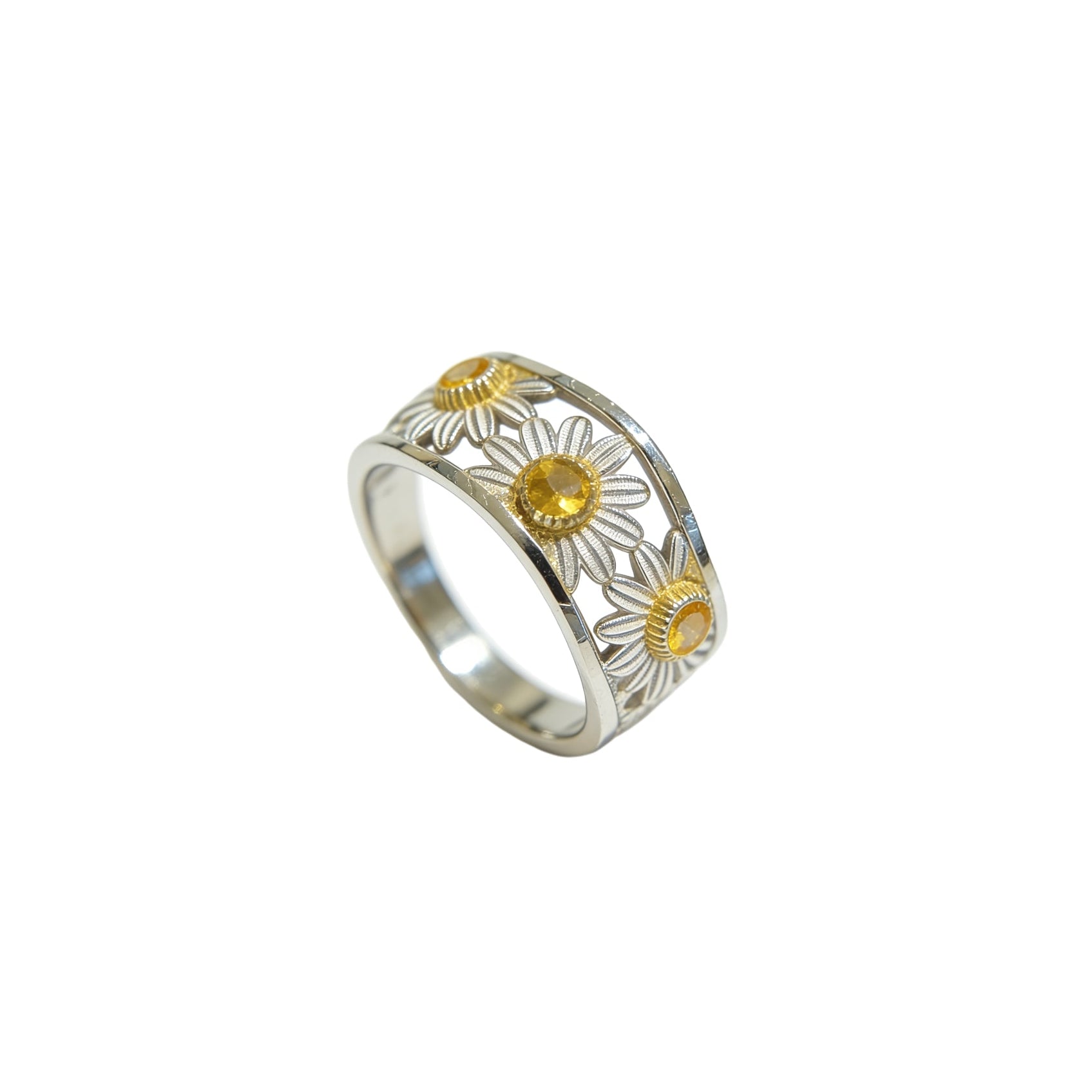 Blossoms Marguerite Soleil Ring