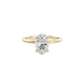 Oval Solitaire Lab-Grown Diamond Ring