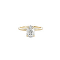 Pear Solitaire Lab-Grown Diamond Ring in 18K Yellow Gold